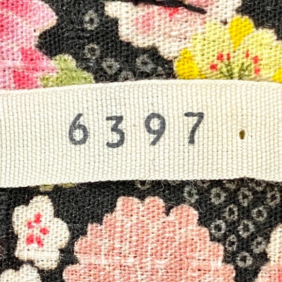 6397 Brand Jacquard Pant in Pink Floral Oragami Print - Picture 2 of 5